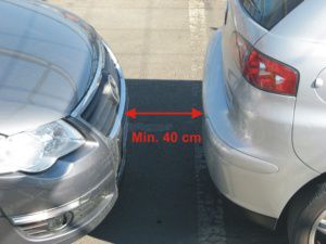 distanza sensori di parcheggio ultrasuoni